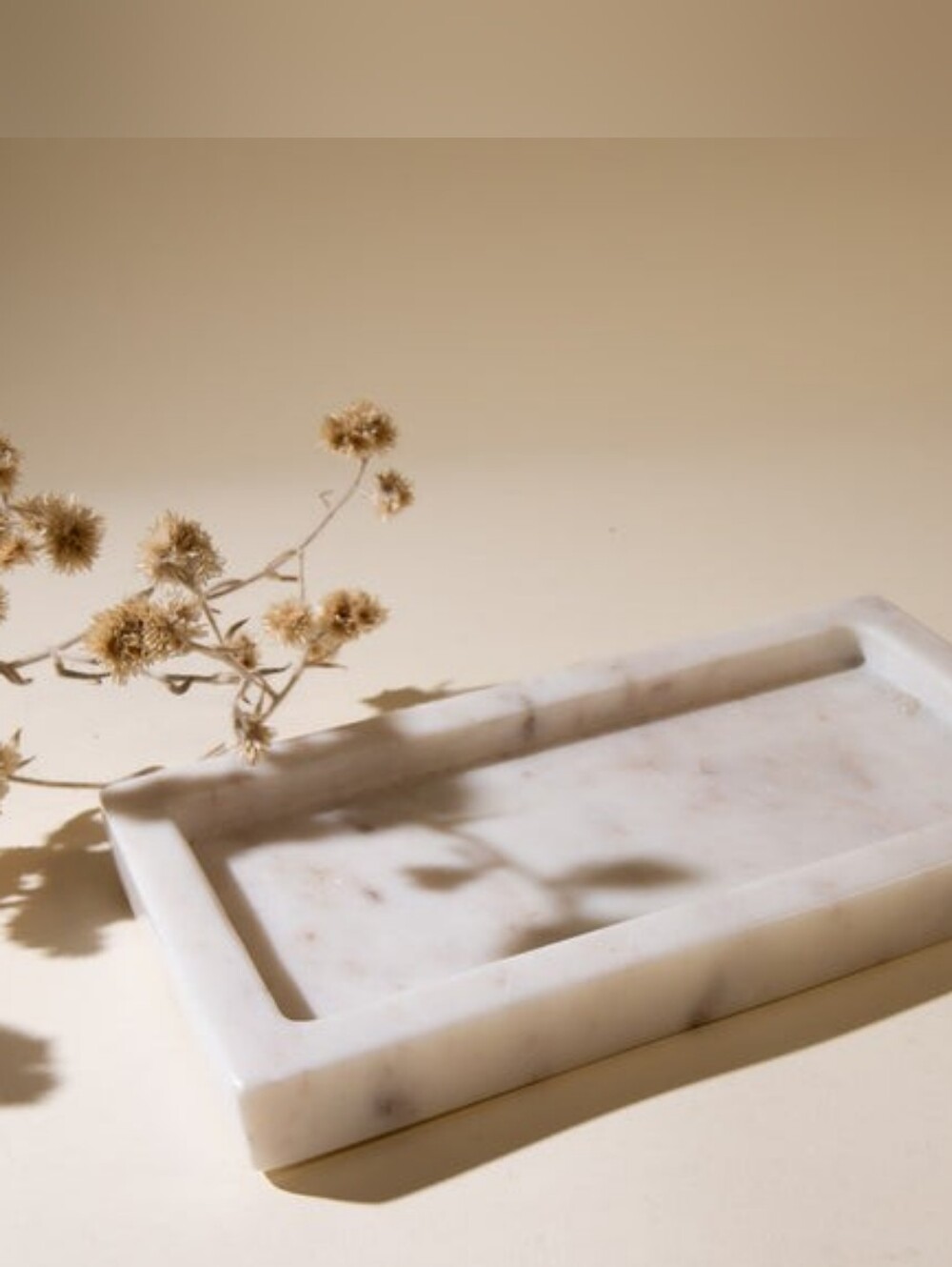 Marble  Tray - White